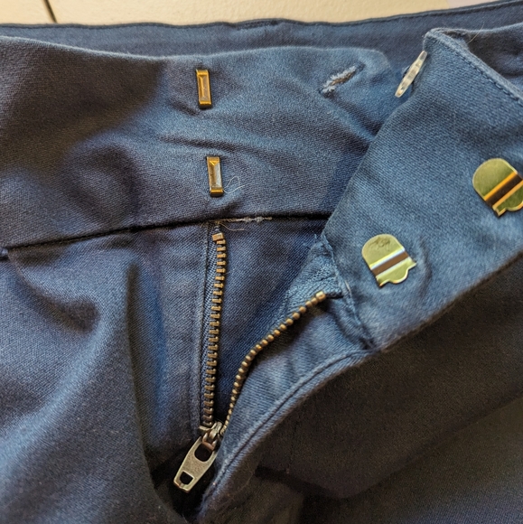 ⭐Tinsel Blue Khaki Pants w/ Zippered Legs - Picture 5 of 8